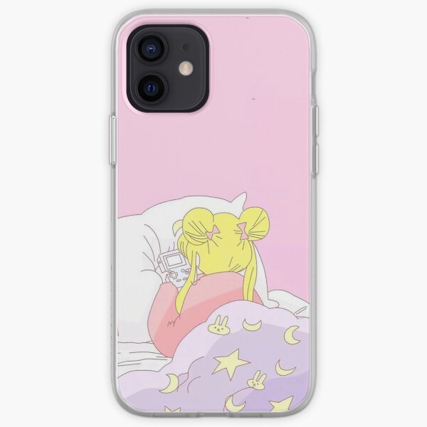 Sailor Moon - Play Game Usagi's Bed Comforter iPhone Soft Case RB2008 product Offical Sailor Moon Merch