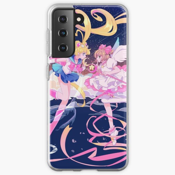 Sailor Moon x Cardcaptor Sakura Samsung Galaxy Soft Case RB2008 produit Officiel Sailor Moon Merch
