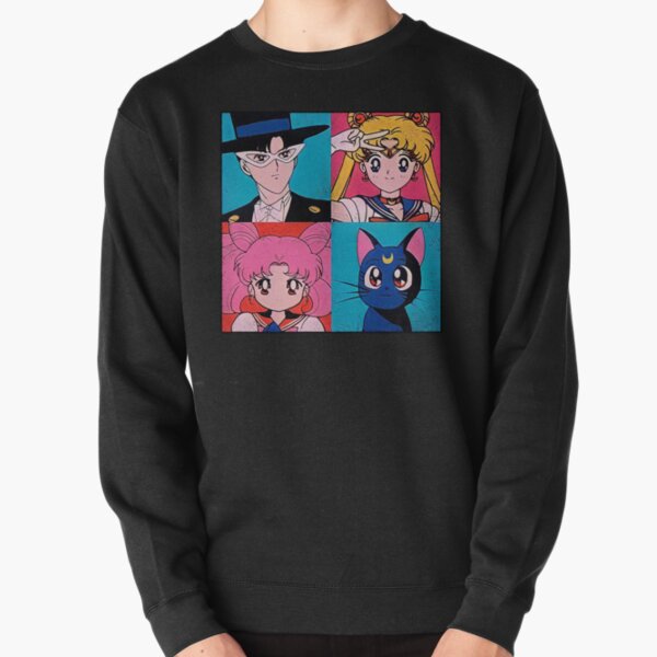 Sailor Moon Team Is Here Pullover Sweatshirt RB2008 product Offical Sailor Moon Merch
