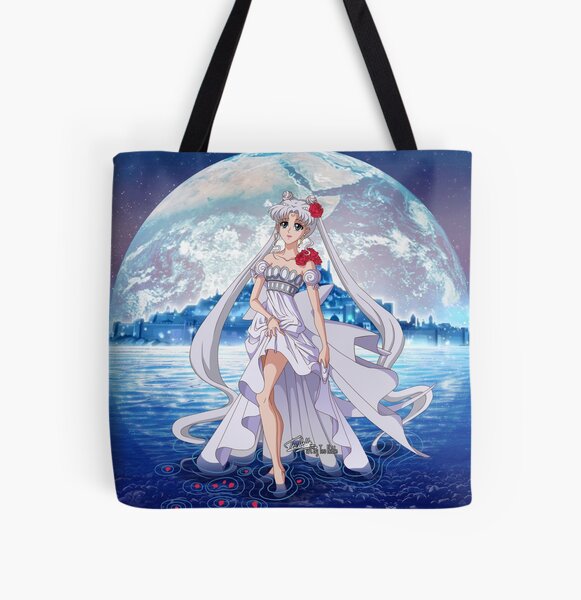 Sailor Moon Crystal - Princess Serenity Silver All Over Print Tote Bag RB2008 product Offical Sailor Moon Merch