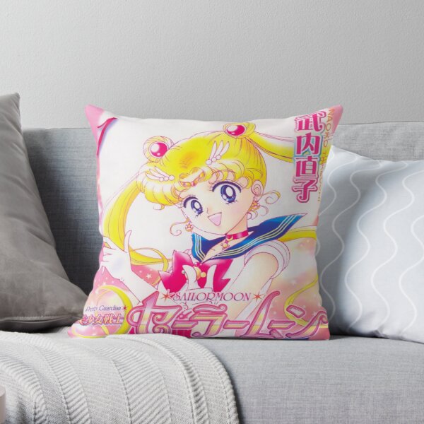 Sailor Moon Manga Cover Throw Pillow RB2008 product Offical Sailor Moon Merch