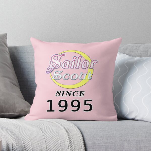 Sailor Scout Since  1995  - Cute Anime Manga Sailor Moon Throw Pillow RB2008 product Offical Sailor Moon Merch