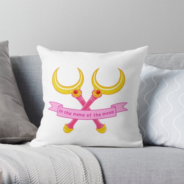 sailor moon: in the name of the moon Throw Pillow RB2008 product Offical Sailor Moon Merch