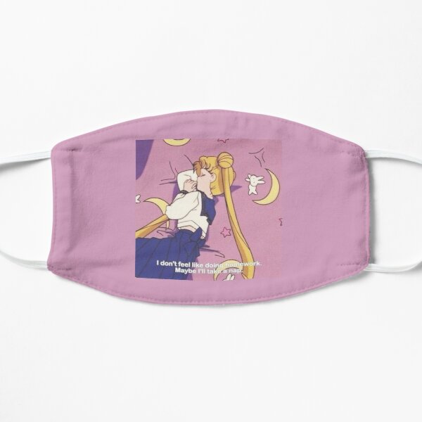 Maybe I'll Take A Nap Sailor Moon Print  Flat Mask RB2008 product Offical Sailor Moon Merch